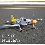P-51 MUSTANG Airplane ~ Brushless Electric ~ RC - remote Control ~ by Redcat Racing
