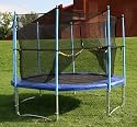 IDEALE Trampolin 426cm Gartentrampolin bis 150kg T&Uuml;V