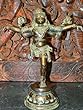 Shiva-Dancing Shiva Natraj In Brass 14"