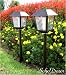 SohoDecor 2 Pack Classic Distressed Iron(DI) Landscaping Solar Lights - New 2009 Version with Ultra High Sensitive Amorphous Solar Panel