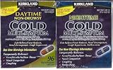 Kirkland Signature Day/Night Time Cold Multisymptom Relief Rapid Release Gelcaps, 2/96 ct