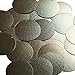 Sequin Matte Gold Linen Texture Round 30mm Couture Loose Paillette Sequins