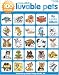 Books : 100 More Luvable Cross Stitch Pets ( Leisure Arts #4413)