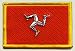 Aufn�her Patch Flagge Gro�britannien Isle of Man - 8 x 6 cm