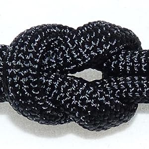 Paracord - Guaranteed Mil-Spec C-5040H 8-Strand Type III Parachute Cord. Black - 110 Ft. Hank. Made in the U.S. by Paracord 550 Mil-Spec (TM).