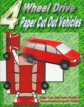 Four Wheel Drive Paper Cut Out Vehicles