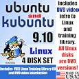 Ubuntu 9.10 and Kubuntu 9.10, 4-disks DVD Set Includes Introduction to Linux... by DVDxDVD