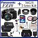 Panasonic Lumix DMC-FZ40 Digital Camera + SSE Pro Value 16GB, Deluxe Carrying Case, Lens & Tripod Complete Accessories Package