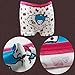 Mmiao Baby 2t-10t Kids Girls Briefs 4-pack Boyshort Underwear Bow MocMoc (6-8)