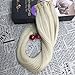 Moresoo 24 inch 50g/20pcs 100% Straight Unprocessed Remy Virgin Human Hair Platinum Blonde Color #60 Seamless Skin Weft Tape In Hair Extensions