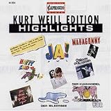 Kurt Weill Edition Highlights