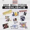Kurt Weill Edition Highlights