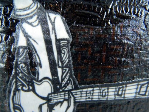 De La Luna Musician Guitarist Bass Leather Bilfold Wallet