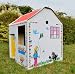 Play House - Cardboard Colour In Childs Wendy House