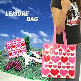 海にピクニックに・<strong>エコバッグ</strong>にプリント・レジャーバッグ・LEISURE BAG