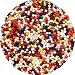 Rainbow Cake Decorations RAINBOW NON PAREILS EDIBLE Candy Confetti Sprinkles for Cakes, Cupcakes & Cookies