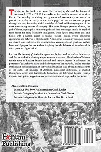 Lucian's Assembly of the Gods: An Intermediate Greek Reader: Greek Text with Running Vocabulary and Commentary