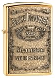 Zippo ジャックダニエル・エンブレム（ブラス） ウィスキー ジッポ 254BJD428の画像