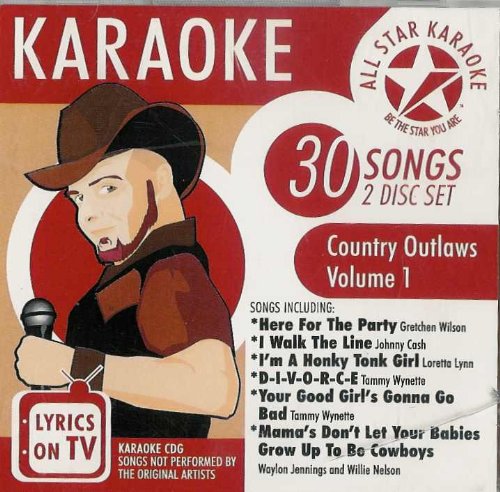 ASK-46-R - All Star Karaoke - Country Outlaws: Volume 1