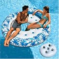 Poolmaster Pocket Island Seat - Palm Tree