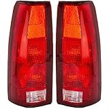 Driver and Passenger Taillights Tail Lamps Replacement for Chevrolet Cadillac GMC Pickup Truck SUV 16506355 16506356