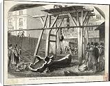 Canvas Prints of Big Ben Broken 1858 from Mary Evans