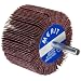 Merit Cup Type Mini Grind-O-Flex Abrasive Flap Wheel, Round Shank, Aluminum Oxide