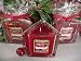 Black Cherry Scented Triangle Glass Jar Candle 7 Oz.
