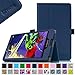Fintie Lenovo Tab 2 A8 / Tab 3 8 Case - [Folio Fit] Premium PU Leather Stand Cover with Stylus Holder for Lenovo Tab2 A8-50 / Tab3 A8 8-Inch Android Tablet, Navy