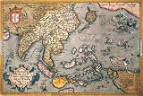 Art Poster, Map of South East Asia - 27.5 x 18.75