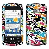 Fincibo (TM) Rainbow Camouflage Texture Faceplate Hard Plastic Protector Sn ....