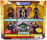 : DC UNIVERSE JUSTICE LEAGUE UNLIMITED GOTHAM CITY PATROL 6 PACK: HUSH, BATMAN, CATWOMAN, KILLER CROC, GOTHAM CITY S.W.A.T.