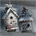 Pack of 12 Nature's Story Teller Cardinal Birdhouse Christmas Ornaments