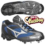 Mizuno Mens 9-Spike Lite Vapor G2 Metal Cleats (Low)