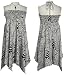 FIRSTKISS Stretch Zebra Print Shirred Halter Dress, Medium, Black/White, 413-53004