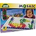 Lena 35536 - Steckmosaik 122 teilig, transparent, Stecker  1,5 cm, gro�
