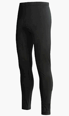 Mens Tights Black Spandex Workout, Padded – Size Medium