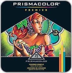 Prismacolor Premier Soft Core Colored Pencils, 72 Colored Pencils