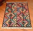 Wool rug, 'Radiant' (4x5) Wool rug, 'Radiant' (4x5)