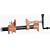 Pony 52 2-1/2-Inch Pipe Clamp Fixture for 1/2-Inch Black Pipe