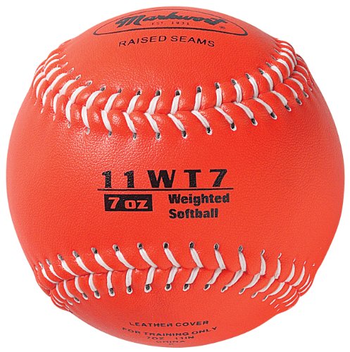 Markwort Color Coded Weighted 11-Inch Softball (7-Ounce, Bronze)