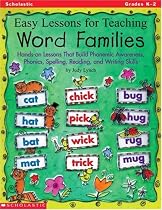 Easy Lessons for Teaching Word Families (Grades K-2)