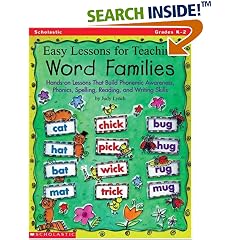 Easy Lessons for Teaching Word Families (Grades K-2)