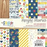 UPC 812247022178 product image for Simple Stories Snap Life Documented Paper Pad (24 Pack), 6 by 6