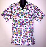 Heart Beat Scrub Top