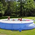 Round Inflatable Above Ground Swimming Pool Set