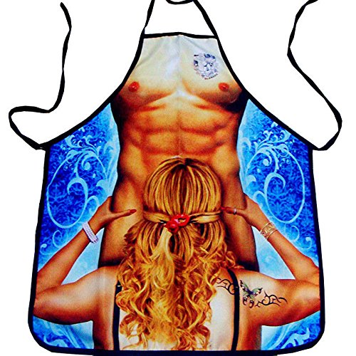 Scott ALlah Design – Bloom Yes Girl Go Heaven Geek Apron BBQ Funny Kitchen Apron for Women Men Unisex (RoH 23564)