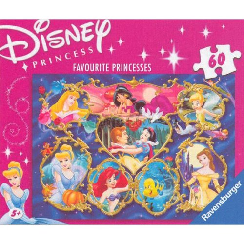 Childrens Toyshop  Toys : Disney Princess - Favourite Princesses Puzzle (60 pieces)