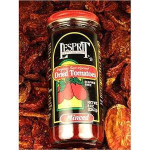 L Esprit Sun Dried Tomato Minced Pieces 8 oz. jar