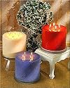 6x5 4 wick Pillar Candle - Berry Burst